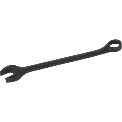 Flat Shank Combination Wrench, 12 Point, 15 mm, Black Oxide Finish Fastek