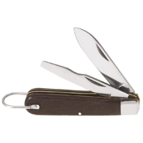 2-Blade Pocket Knife, 2-1/2" Blade, Carbon Steel Blade, Plastic Handle Fastek