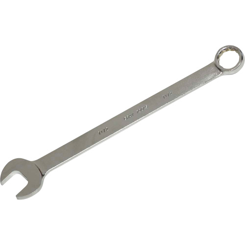 SAE Flat Shank Wrench, 12 Point, 1-1/2", Chrome Finish Fastek