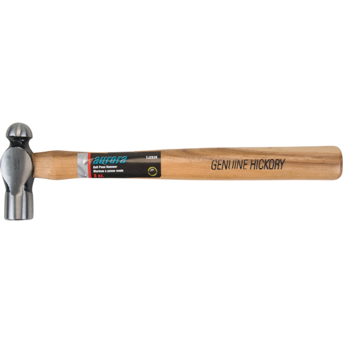 Ball Pein Hammer, 8 oz. Head Weight, Plain Face, Wood Handle Fastek