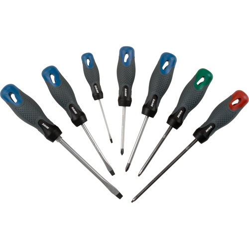 Screwdriver Set, 7 Pcs. Fastek