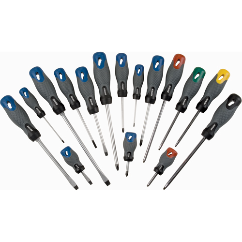 Screwdriver Set, 16 Pcs. Fastek