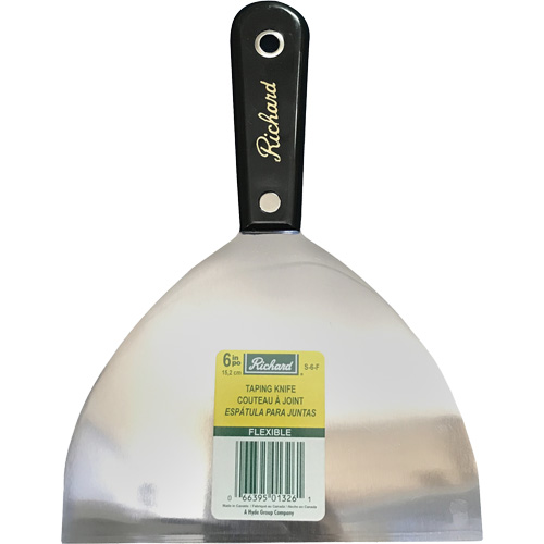 Couteau &agrave; galon sur joint flexible de s&eacute;rie Pro, 6", Lame en Acier &agrave; haute teneur en carbone Fastek