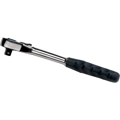 Quick-Release Rubber Grip Ratchet Wrench, 3/8" Drive, Rubber Handle Fastek