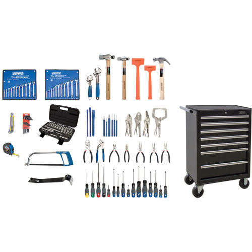 Intermediate Tool Set with Steel Chest, 112 Pieces Fastek