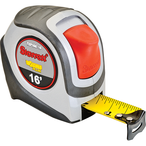 Ruban &agrave; mesurer de poche Exact Plus, 1" x 16', Marques de goujon 1/16" Fastek