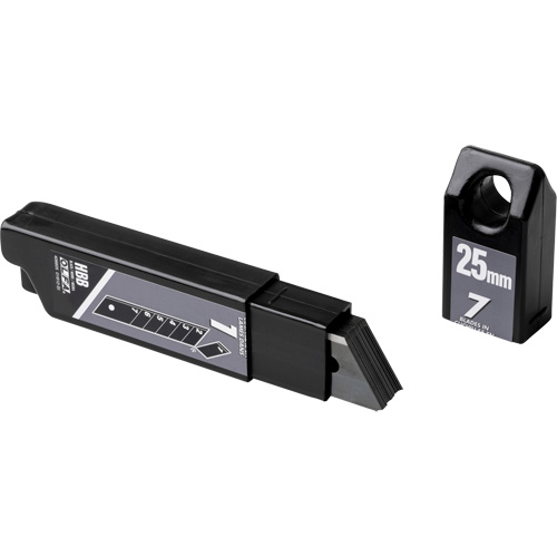 Lames de rechange noires tr&egrave;s aiguis&eacute;es, Style Cassable Fastek