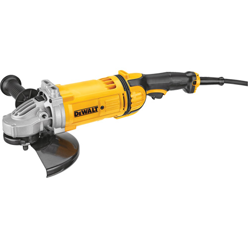 Large Angle Grinder with No Lock-On Switch, 9", 120 V, 15 A, 6500 RPM Fastek
