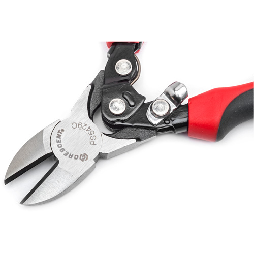 Pro Series Dual Material Diagonal Compound Action Cutting Pliers, 8" L Fastek