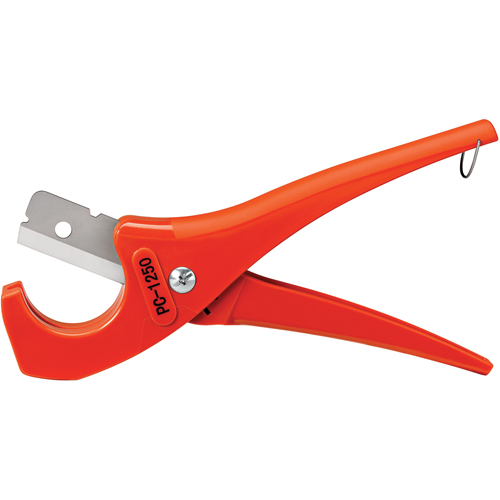 Single Stroke Plastic Pipe & Tubing Cutter No.PC-1250, 1/8" - 1-5/8" Capacity Fastek
