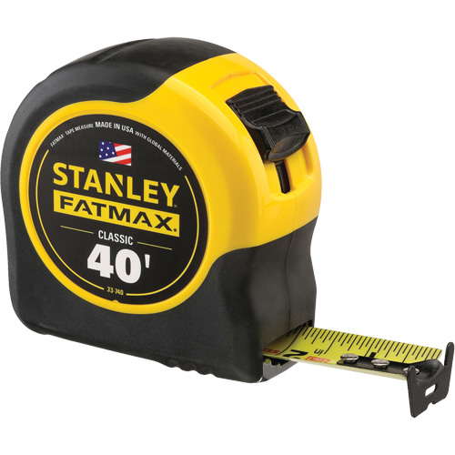FatMax&reg; Tape Measure with BladeArmour&reg; Coating, 1-1/4" x 40', Imperial Graduations Fastek