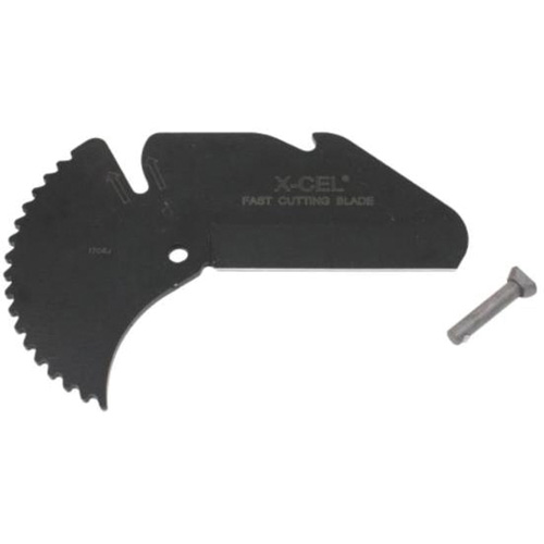 Large Diameter Ratcheting Plastic Pipe and Tubing Cutter, 2-3/8" Capacity Fastek