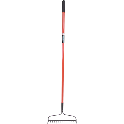 Heavy-Duty Bow Rakes, Fibreglass Handle, 15 Tines Fastek