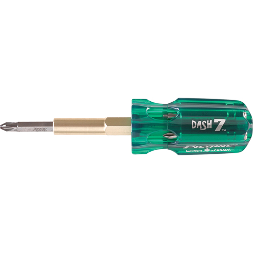 Dash 7 Multi-Bit Screwdrivers, 2" L Fastek