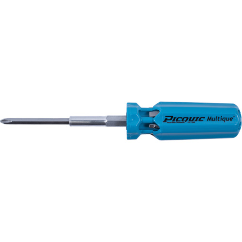 Multique Multi-Bit Screwdrivers, 2-1/2" L Fastek