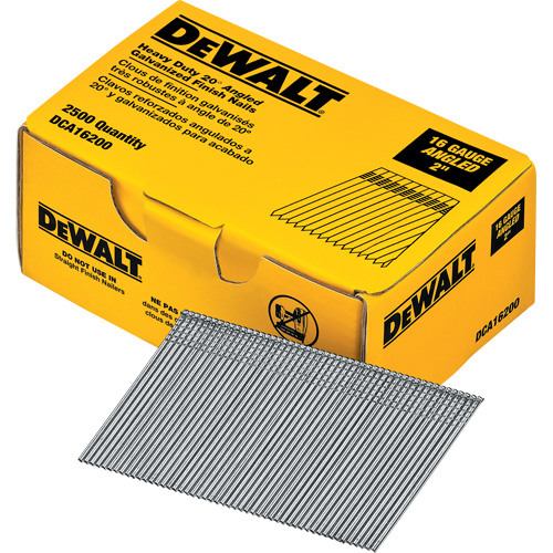 Clous de finition &agrave; angle de calibre 16 Fastek