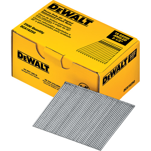 Clous de finition &agrave; angle de calibre 16 Fastek