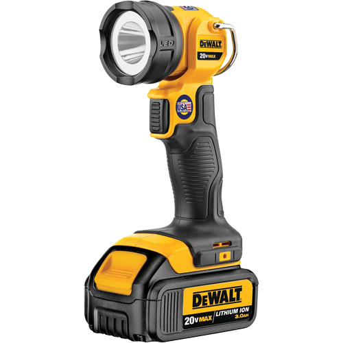 Max Work Light, LED, 110 Lumens, 11 Hrs. Run Time, Rechargeable Battery, Plastic Fastek