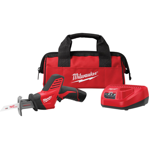 Trousse de scie alternative M12 Hackzall, 12 V, Lithium-ion Bloc-pile, 0 - 3000 coups/min Fastek