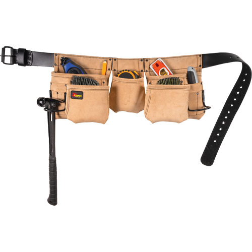 Journeyman Carpenter Aprons, Leather, Tan Fastek