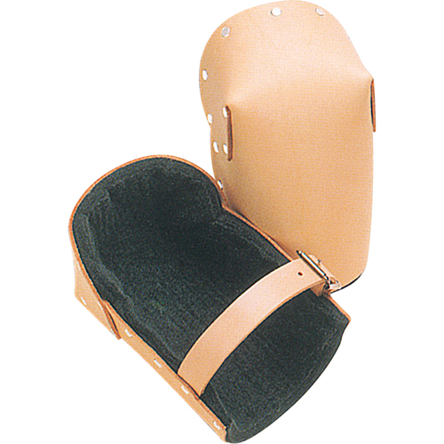 Hard Shell Knee Pads, Buckle Style, Leather Caps, Foam Pads Fastek