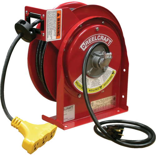 Cord Reels, 45', SJEOOW, 12 Gauge, 15 A Fastek