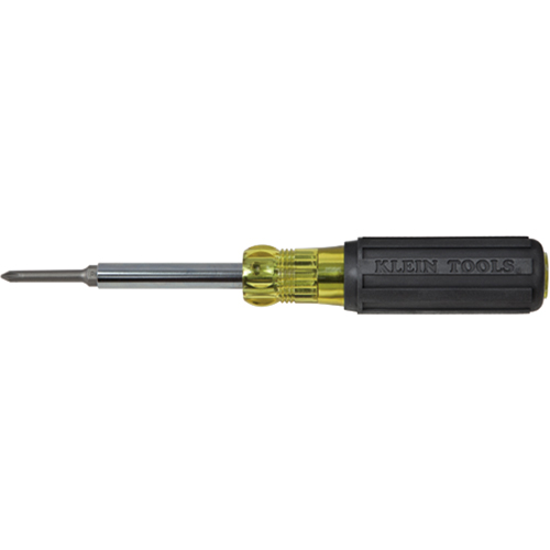 Extended-Reach Multi-Bit Screwdriver/Nut Driver, 9-1/10" L, Cushion Grip Handle Fastek