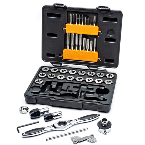 SAE Ratcheting Tap & Die Set, 42 Pieces Fastek