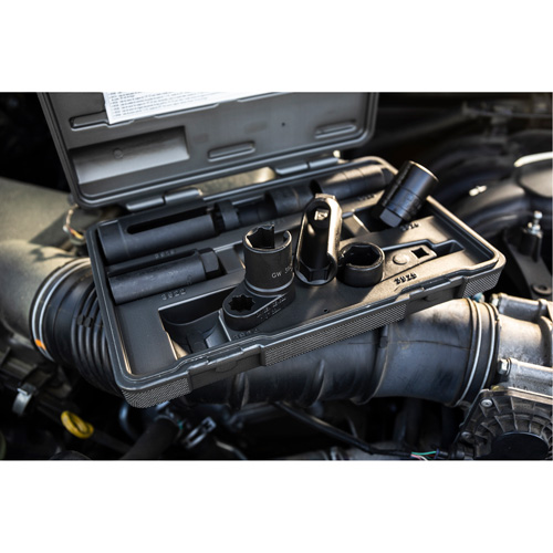 Jeu de douilles de capture & rel&acirc;chement 3/8" & 1/2" Fastek