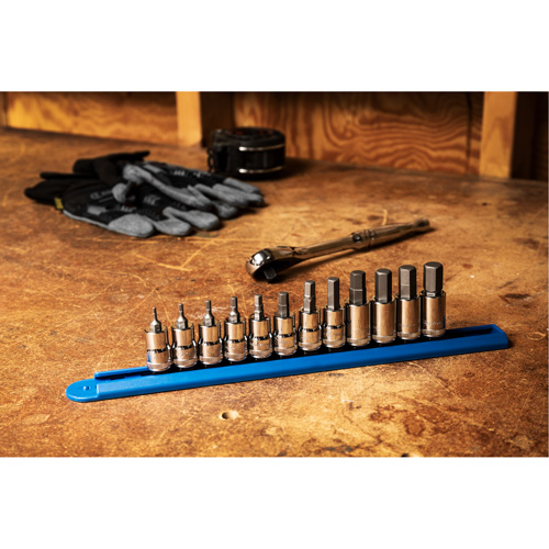 Jeu de douilles m&eacute;triques, Hexagonale, Prise 3/8", 12 mrcx Fastek