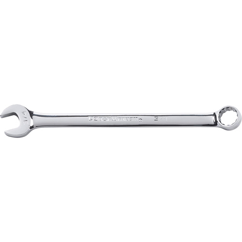 Long Pattern Combination Wrench, 12 Point, 3/4", Chrome/Polished Finish Fastek
