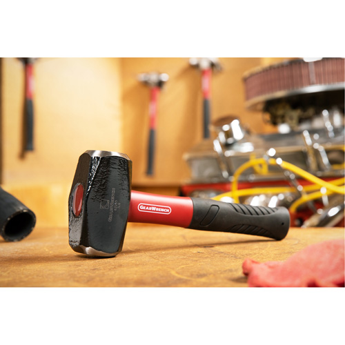 Drilling Hammer, 3 lbs., Fibreglass Handle, 11" L Fastek