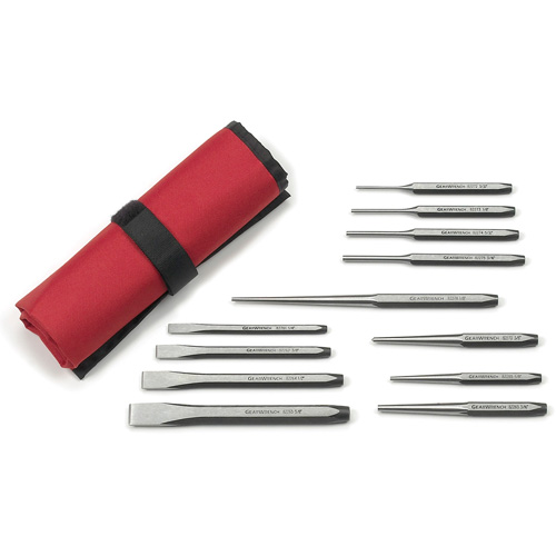 Punch & Chisel Set, 12 Pieces Fastek
