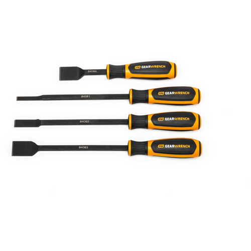 4-Piece Dual Material Wide Scraper Set Fastek