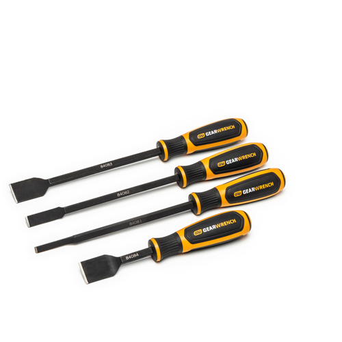 4-Piece Dual Material Wide Scraper Set Fastek