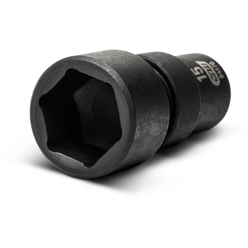 12-Piece 1/4" Drive 6 Point Universal impact Metric Flex Socket Set Fastek