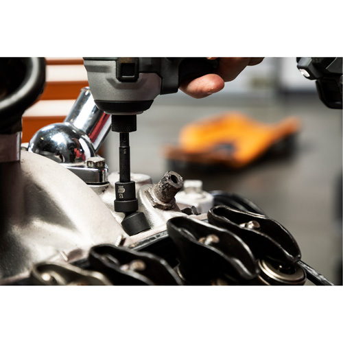 12-Piece 1/4" Drive 6 Point Universal impact Metric Flex Socket Set Fastek