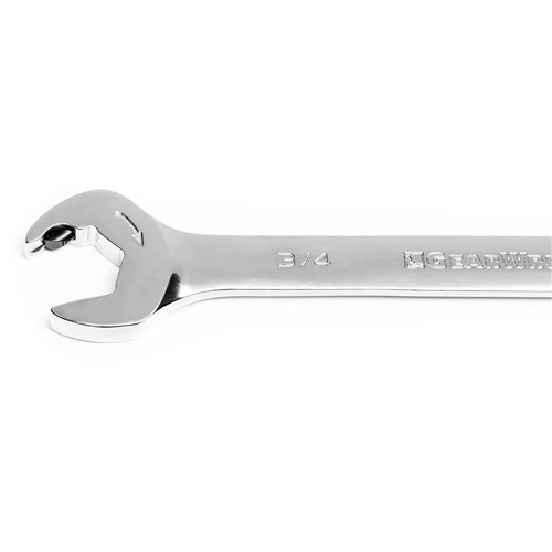 72-Tooth 12 Point Ratcheting SAE Wrench Set, Combination/Open-Ended, 8 Pieces, Imperial Fastek