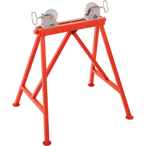 Adjustable Stand with Steel Roller #AR99, 36" Max. Pipe Capacity, 2500 lbs. Max. Weight Capacity Fastek