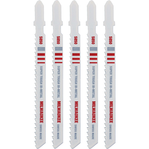 Jigsaw Blade, Bi-Metal, T-Shank, 4" L, 8 TPI Fastek