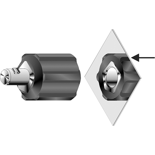 ADAPTAT 1 PIECE DINSE MALE LC-40/LC-10 FEMELLE Fastek