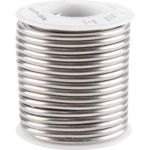 Common Solder, Lead-Based, 50% Tin 50% Lead, Rosin Core, 0.125" Dia. Fastek