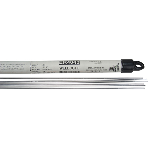 36" Cut Length TIG Rods, 1/8", Aluminum Fastek