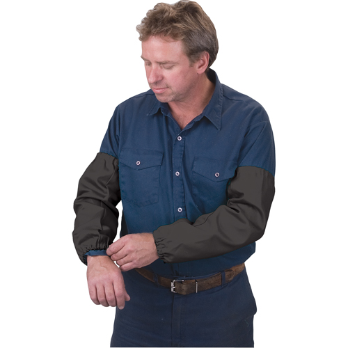Flame Retardant Sleeves, 18" L, Black Fastek