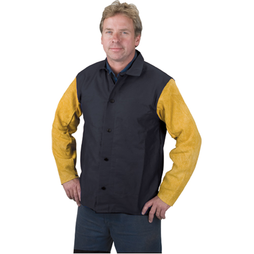 Welding Jacket, Proban, 4X-Large, Black Fastek