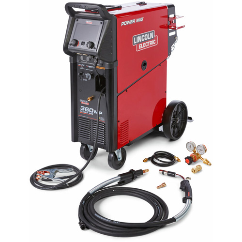 POWER MIG&reg; 360MP Multi-Process Welder, 208 V/230 V/460 V/575 V, 1 Ph, 50/60 Hz Fastek