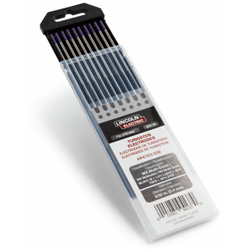 WX Multi-Oxide Premium Tungsten Electrode, 3/32" Dia. x 7" L Fastek