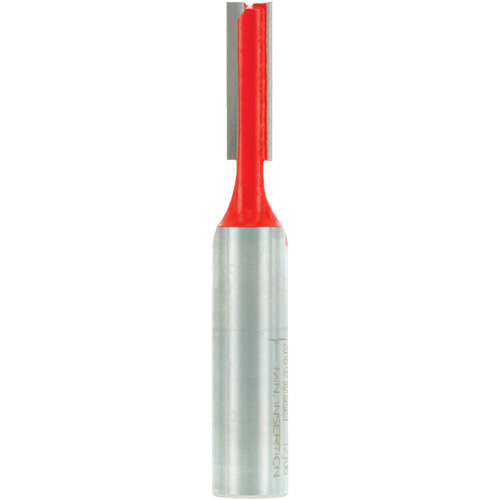 Router Bit - Double Flute Straight Bit, 5/16" Dia., 1" H, 2-3/4" L Fastek