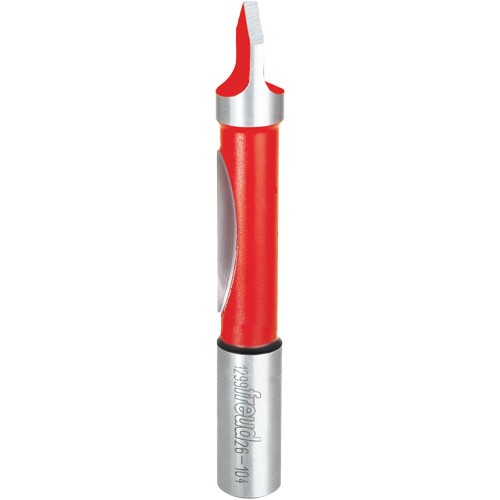 Fraise - foret guide pour panneau, 1/2" dia, 1-1/4" ha, 3-3/4" lo, 1/2" Manche Fastek
