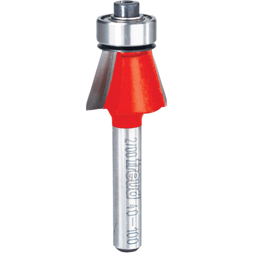 Router Bit - Chamfer Bit, 23/32" Dia., 1/4" Shank Fastek
